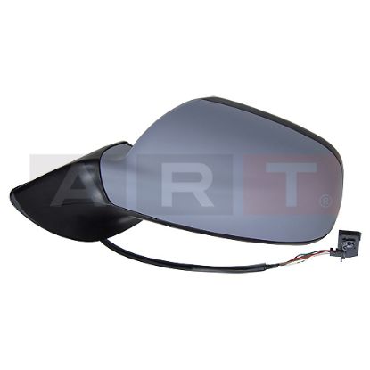 AYNA SOL M012.2144 P407 (04-) ELEKTRİKLİ ISITMALI ASTARLI MAVİ CAM resmi