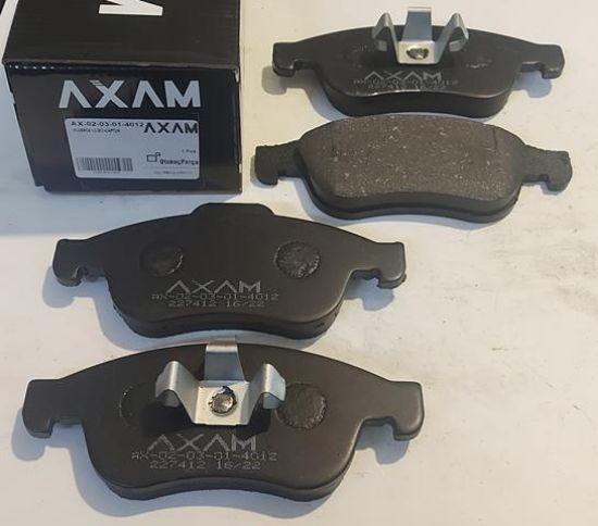 DİSK BALATA ÖN AX-02-03-01-4012 FLUENCE (10-) MEGANE-III (09-) DUSTER 1.5 DCI resmi