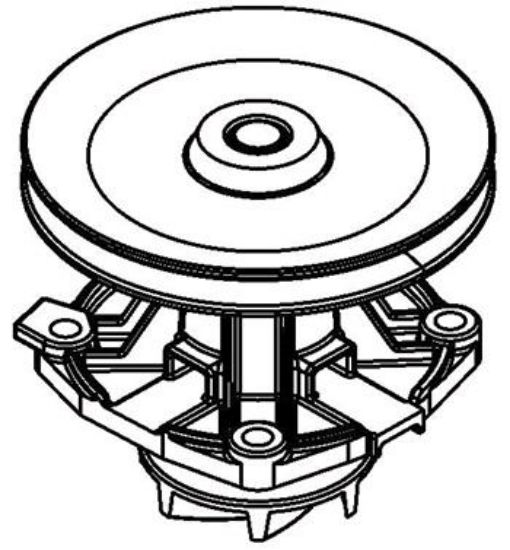 SU POMPASI AYBAY 551 UNO 70 1.4İE TEKLİ KASNAK resmi
