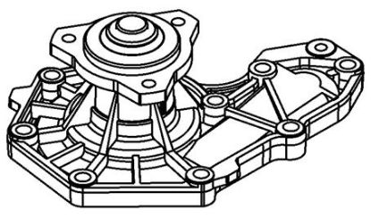 SU POMPASI AYBAY 822 R19 KANGO 1.9 DİZEL FLASH F8Q F9Q resmi