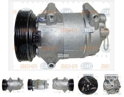 KLİMA KOMPRESÖRÜ ACP34000S 8FK351135861 MEGANE-II 1.4-1.6-16V-1.5 DCI (125MM) ** resmi