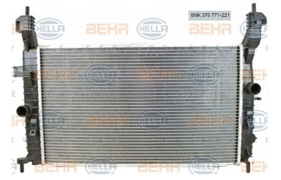 RADYATÖR CR1498000S 8MK376771221 MERIVA (03-) (Z16XE) 1.6 16V (607X366X29) resmi