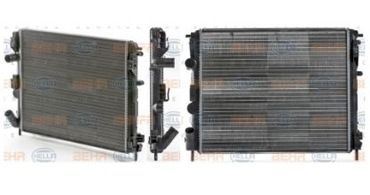 RADYATÖR CR35000S 8MK376700574 CLIO-II KANGO (98-01) LOGAN 1.5 DCI (480x415x28) resmi