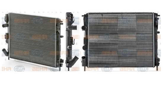 RADYATÖR CR35000S 8MK376700574 CLIO-II KANGO (98-01) LOGAN 1.5 DCI (480x415x28) resmi