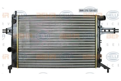 RADYATÖR CR637000S 8MK376720421 ASTRA-G (X16XEL) 1.6 16V KLİMASIZ resmi