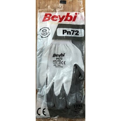 İŞ ELDİVENİ GRİ BEYAZ PN5 NO:10 PAKET:12 ÇİFT resmi