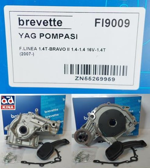 YAĞ POMPASI FI9009 LINEA 1.4T BRAVO-II 1.4 1.4 16V 1.4T resmi