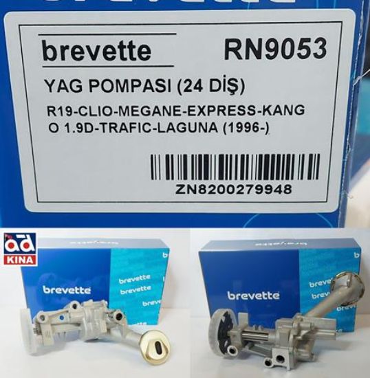YAĞ POMPASI RN9053 R19 CLIO MEGANE EXPRESS KANGO 1.9D TRAFIC LAGUNA 24DİŞ 24DİŞ resmi