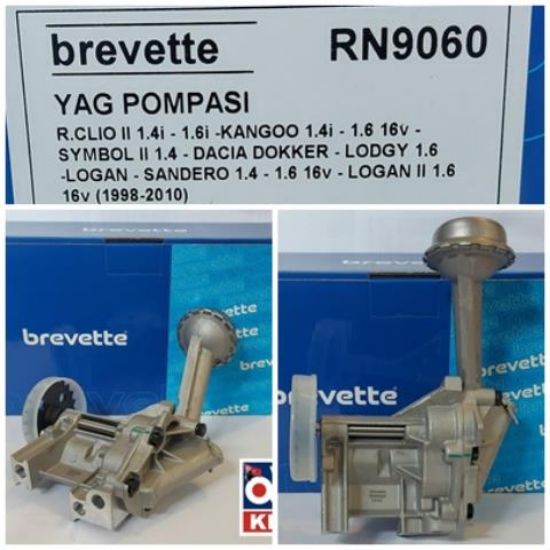 YAĞ POMPASI RN9060 CLIO-II 1.4İ 1.6İ KANGOO 1.4İ 1.6 16V SYMBOL-II 1.4 DACIA DOK resmi