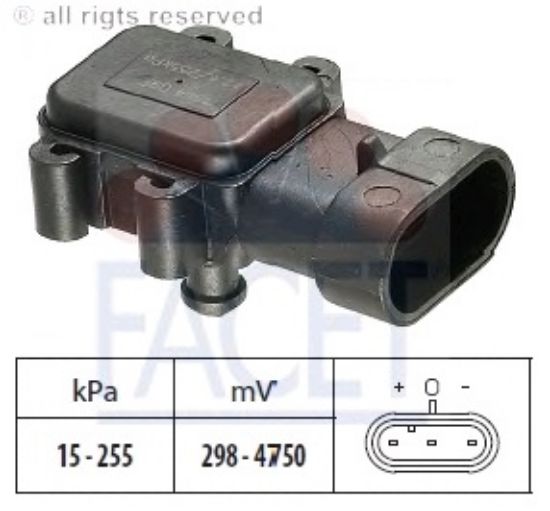 MAP BASINÇ SENSÖR CRX547 KANGO CLIO 1.5 DCİ 7700111957 resmi