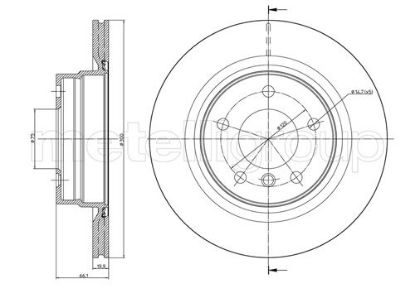 DİSK FREN AYNASI ARKA (ADET) 800818C BMW F30 320D E92 resmi