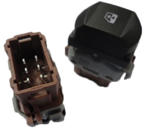 CAM ANAHTARI SAĞ 700051 MEGANE-II AUTHENTIC KAHVERENGİ 6PİN resmi