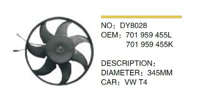 FAN+PERVANE DY8028 T4 (345MM) (701959455L) resmi