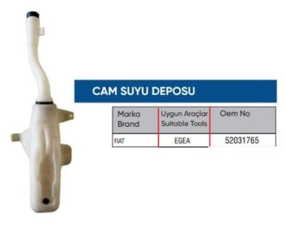 CAM YIKAMA SU DEPOSU 52031765 EGEA (DAR TİP) resmi