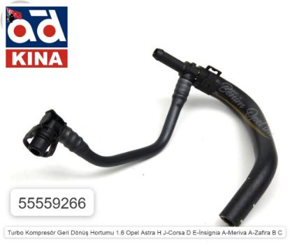 TURBO KOMPRESÖR GERİ DÖNÜŞ HORTUMU ASTRA H J 1.6 CORSA D E INSIGNIA MERIVA ZAFIR resmi