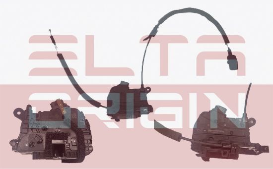 O12027072E KAPI KİLİDİ ARKA SAĞ ELEKTRİKLİ CAPTUR resmi