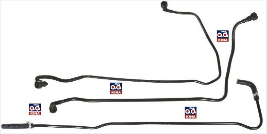 YAKIT BORU TAKIMI 1044061 LINEA 1.3 MJET (07-) 55KW (3 BORU PLASTİKSİZ) resmi