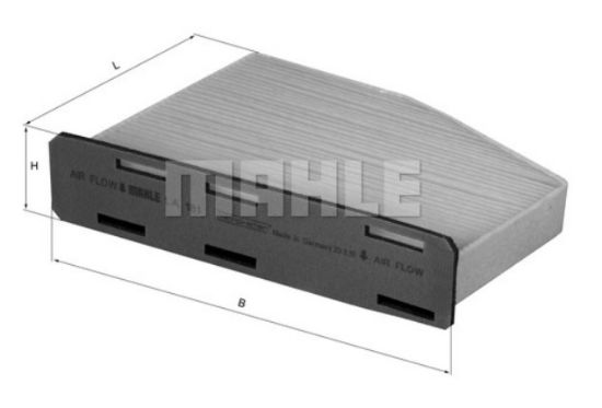 POLEN FİLTRESİ HC7124 CADDY-III JETTA PASSAT GOLF-V A3 TIGUAN YETİ resmi