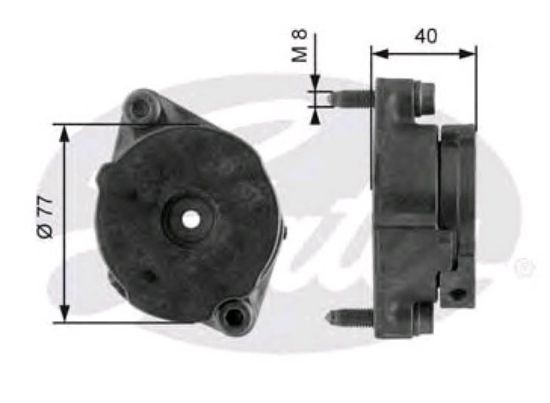 GERGİ KÜTÜĞÜ T38345 CORDOBA 1.9 TDI IBIZA TOLEDO (93-99) CADDY (96-04) resmi