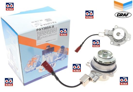 SU POMPASI (MÜŞÜRLÜ) PA1360A-8 GOLF-VII 13-> SUPERB CADDY TIGUAN T6 1.6TDI CLHA resmi