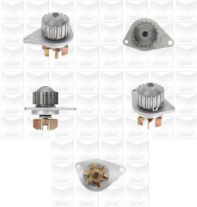 SU POMPASI PA837 P206 C2 C3 1.4 ÇARKI KÜÇÜK (53mm) resmi