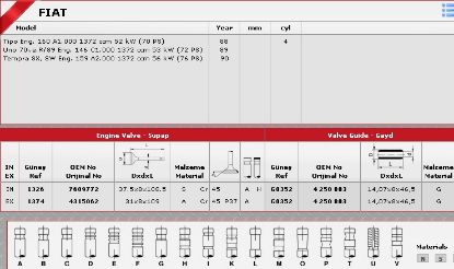 SİBOP TAKIMI 1326 1374 IN 4 EX 4 UNO TIPO 1.4 8V resmi