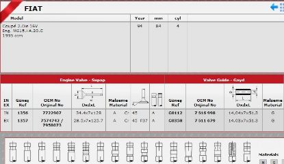 SİBOP TAKIMI 1356 1357 IN 8 EX 8 TEMPRA TIPO 2.0 16V resmi