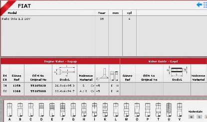 SİBOP TAKIMI 1359 1360 IN 8 EX 8 PALIO GRANDE PUNTO 1.2 1.4-16V resmi
