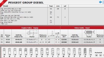 SİBOP TAKIMI 4518 4519 IN 4 EX 4 P206 P306 P406 2.0HDI resmi