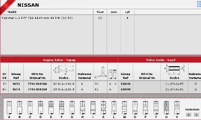 SİBOP TAKIMI 4653 4654 IN 4 EX 4 CLIO 1.2-8V (D7D) 1.0-8V resmi