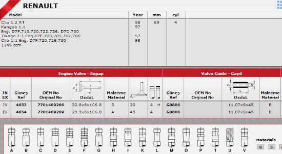 SİBOP GAYDI G0806 1 CLIO 1.2 8V resmi