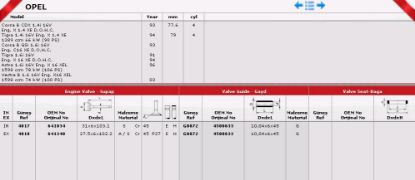 SİBOP GAYDI G0872 IN 8 EX 8 ASTRA 1.4 1.6 16V resmi