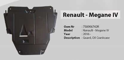 KARTER MUHAFAZASI R742 MEGANE-IV (PLASTİK) resmi
