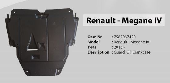KARTER MUHAFAZASI R742 MEGANE-IV (PLASTİK) resmi