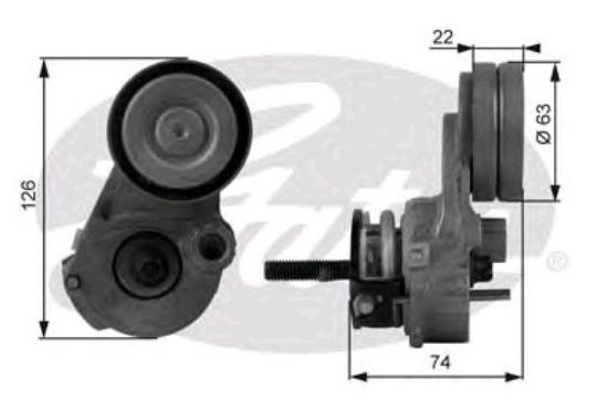 GERGİ KÜTÜĞÜ 534014710 ASTRA-H (Z16XEP) VECTRA-C CORSA-D CRUZE INSIGNIA resmi