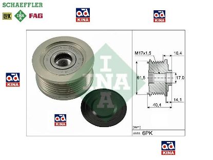 ALTERNATÖR KASNAĞI 535011510 DOBLO 1.9 JTD (03-) resmi