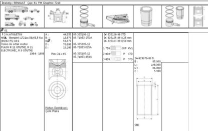 MOTOR SEGMANI 63351079 050 81,0 R12 FLASH 1700 resmi