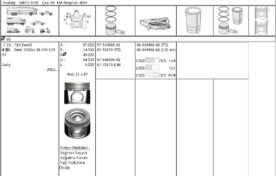 MOTOR SEGMANI 684490000 STD DUCATO (14-) 2.3 JTD EURO5 130PS resmi