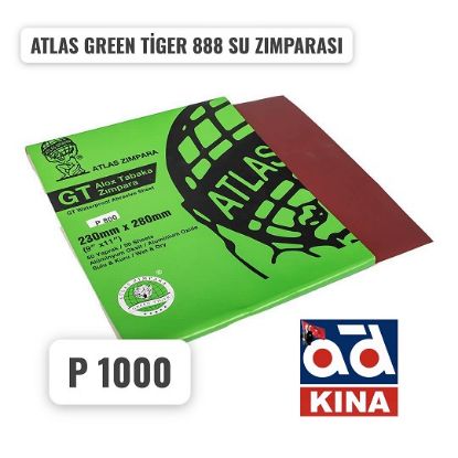 ATLAS GREEN TİGER 888 SU ZIMPARASI 230X280mm P1000 resmi