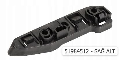 TAMPON BAĞLANTI BRAKETİ ÖN SAĞ ALT EGEA resmi