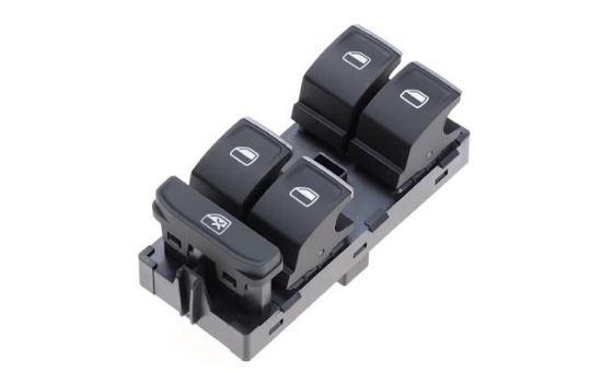 CAM DÜĞMESİ DÖRTLÜ 5G0959857A PASSAT TIGUAN 15-> GOLF-VII KROM resmi