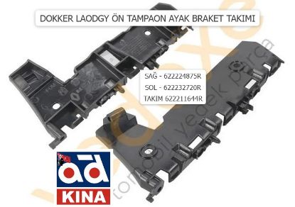 ÖN TAMON BRAKET TAKIMI (SAĞ+SOL) DOKKER LODGY 622224875R 622232720R resmi