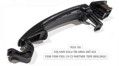 DIŞ KAPI KOLU ÖN ARKA SAĞ SOL FS23193 P208 P308 P301 C4 C5 PARTNER TEPE BERLINGO resmi