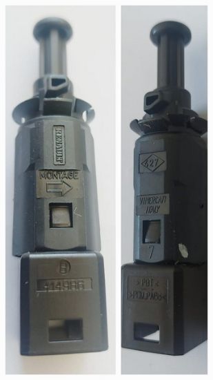 FREN MÜŞÜRÜ 7700414986 (2 FİŞLİ SİYAH) CLIO SYMBOL KANGO TRAFIK MASTER II resmi