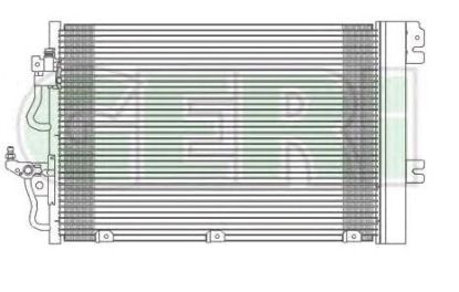 KLİMA RADYATÖRÜ M-7200970 (720M58) ASTRA-H 1.4-1.6-1.8 resmi