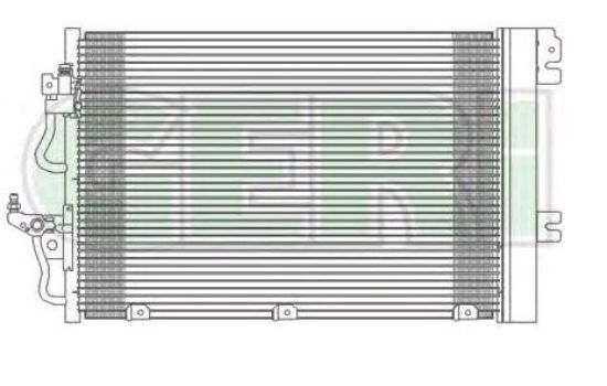 KLİMA RADYATÖRÜ M-7200970 (720M58) ASTRA-H 1.4-1.6-1.8 resmi