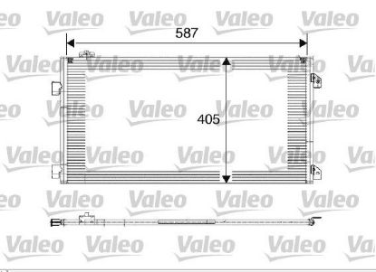 KLİMA RADYATÖRÜ 050ABC070 CLIO SYMBOL THALIA 1.5 DCI (05-) (300200) resmi