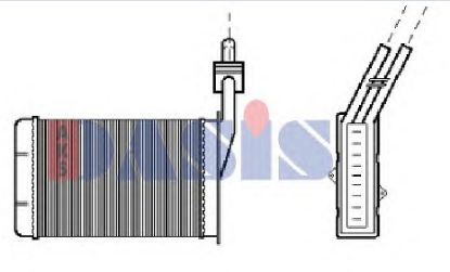 KALORİFER RADYATÖRÜ 0584872AL R21 OPTIMA MANAGER CONCORDE (ALÜMİNYUM BORULU) resmi