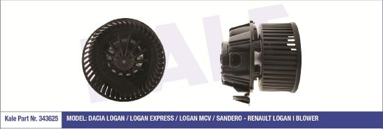 KALORİFER MOTORU 343625 LOGAN SANDERO 1.5DCI (12V) resmi