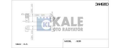 TURBO RADYATÖRÜ (INTERCOOLER) 344980 KANGO-III 1.5DCI K9K 08-> (68-86 HP) resmi